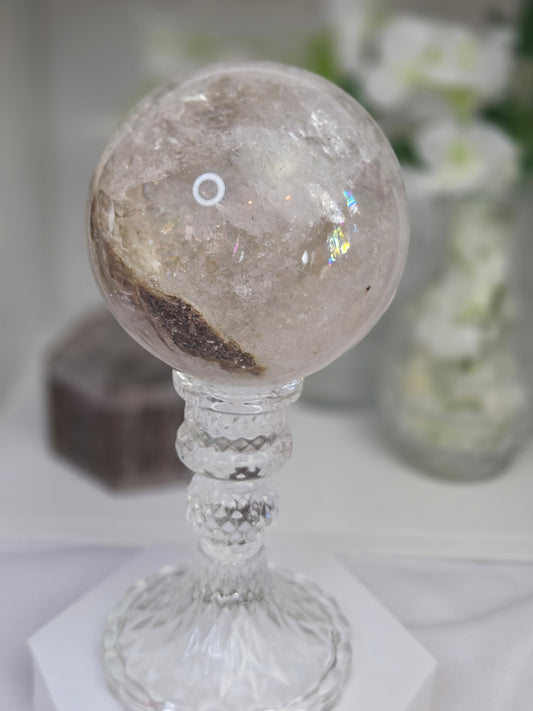 Large Garden Quartz Sphere