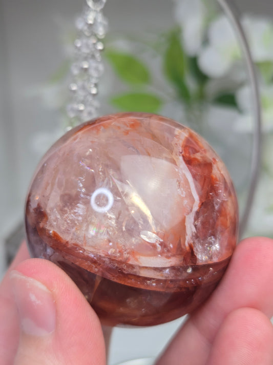 Fire Quartz Spheres